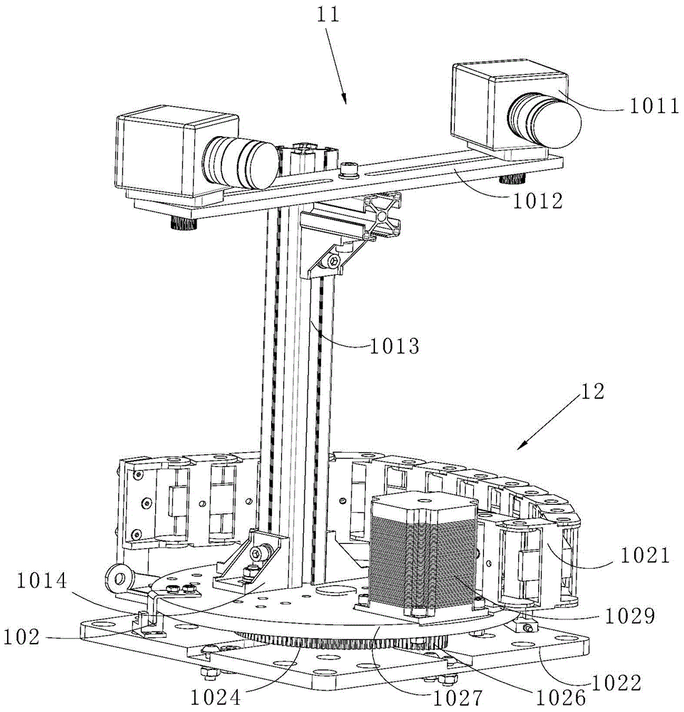 Binocular visual sense monitoring system for growth of multiple plants