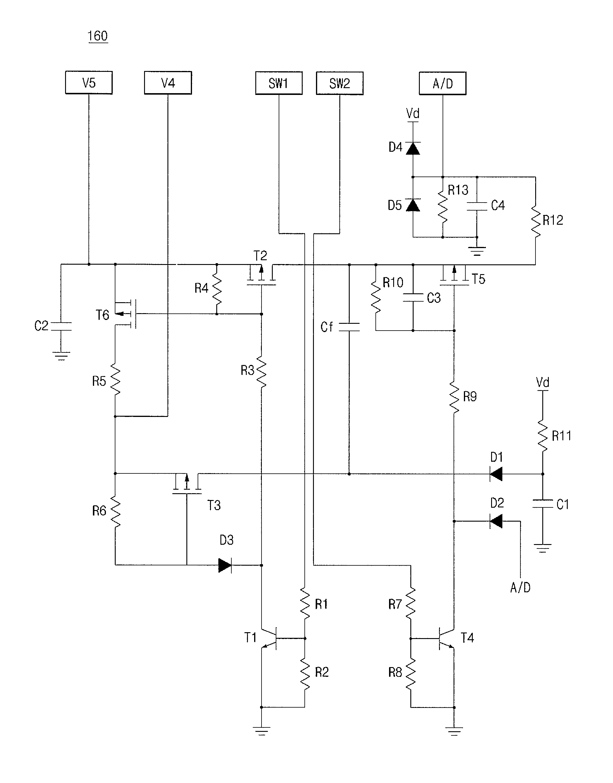 Analog switch, battery pack including the same and battery voltage measuring method