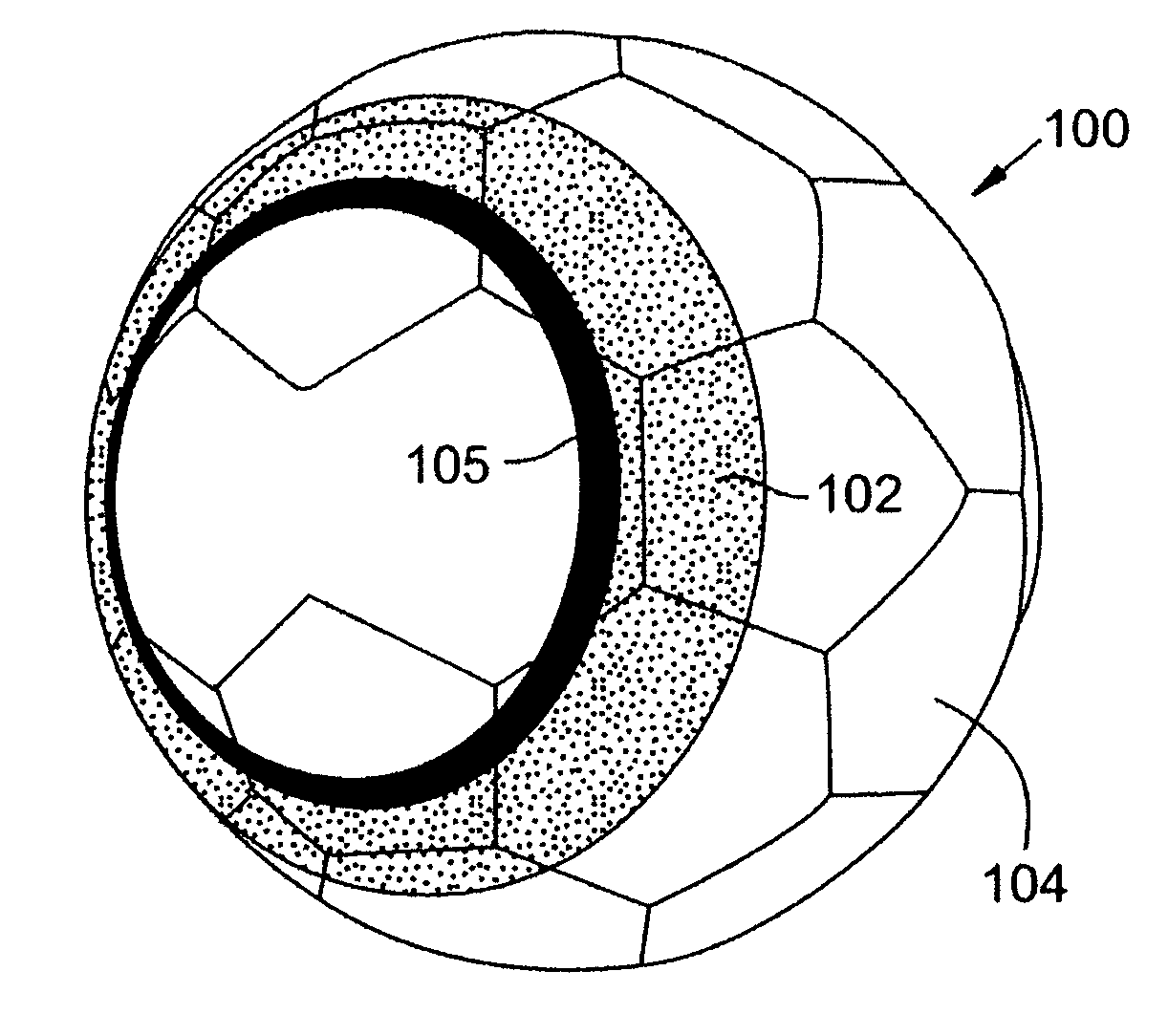 Chromatic architecture for sports equipment