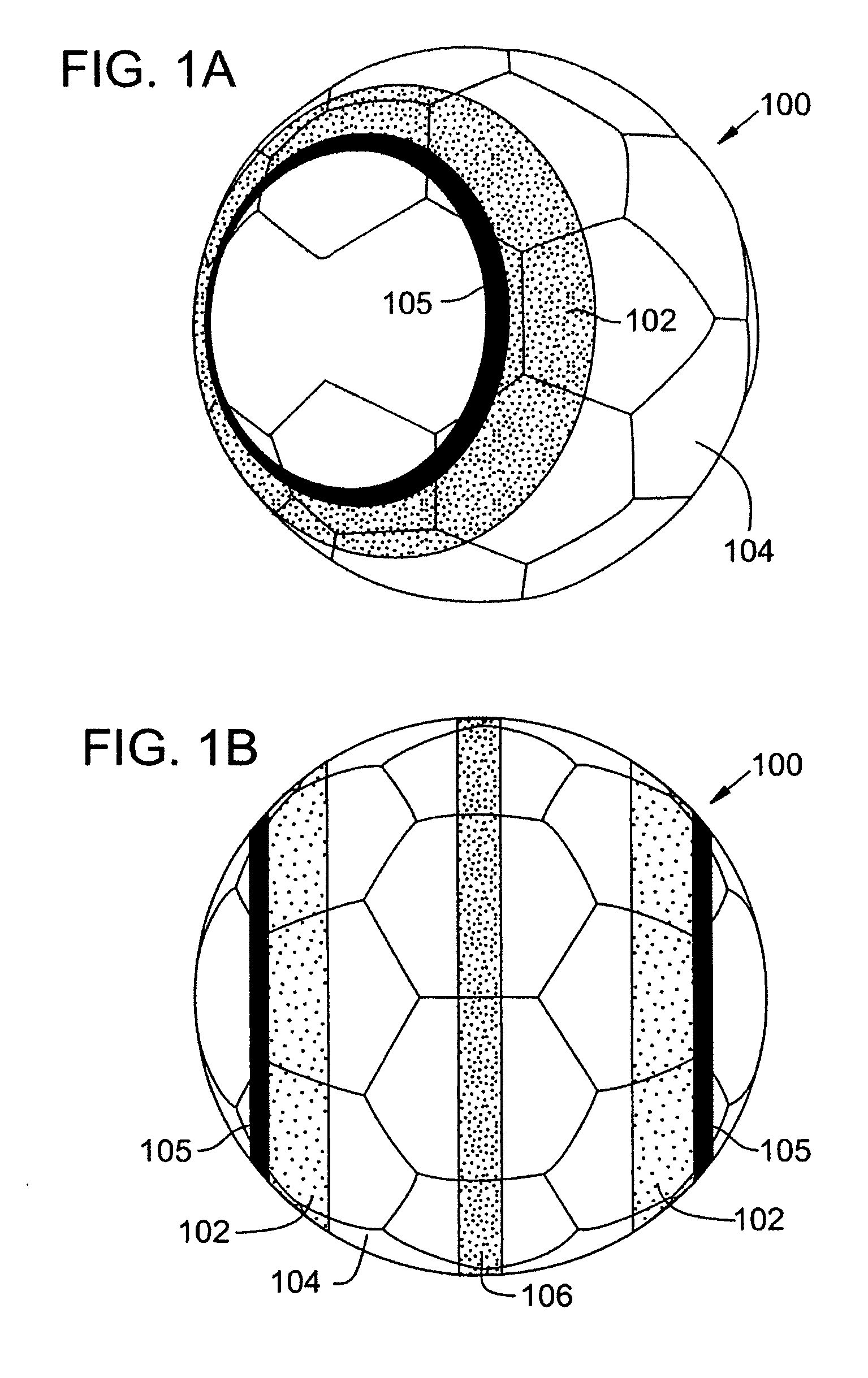 Chromatic architecture for sports equipment