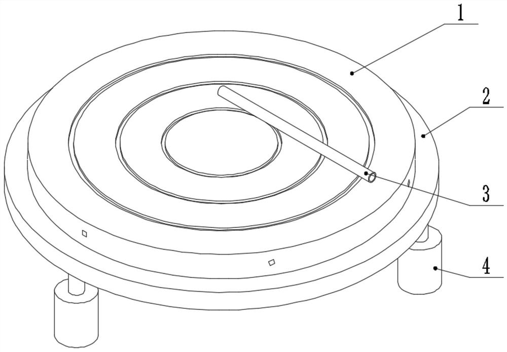 Sapphire slice free abrasive grinding device