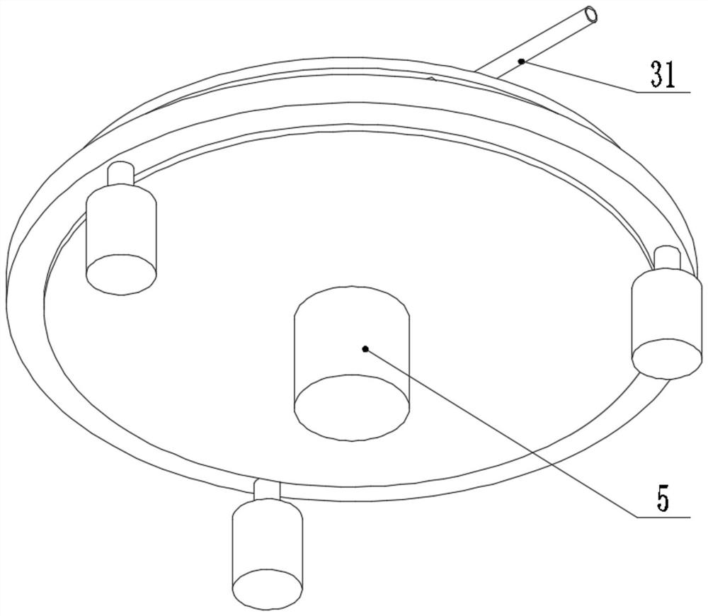 Sapphire slice free abrasive grinding device