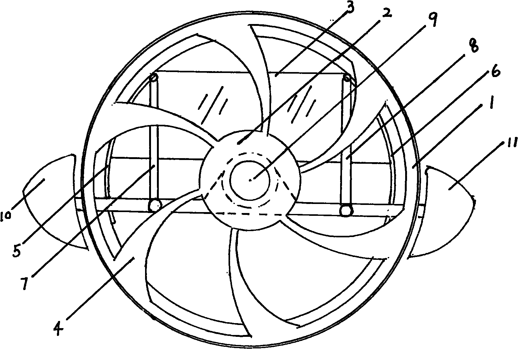 Compound pendulum type safe vehicle