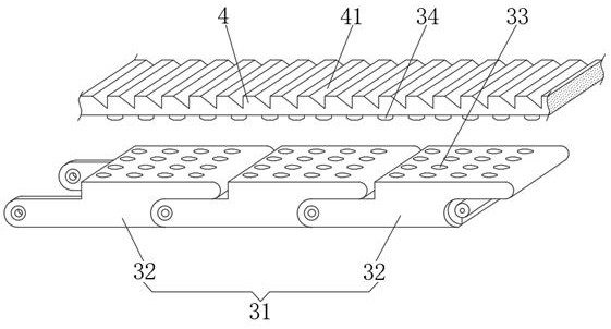 A kind of modified PBT raw material anti-caking stirring equipment and breaking up method