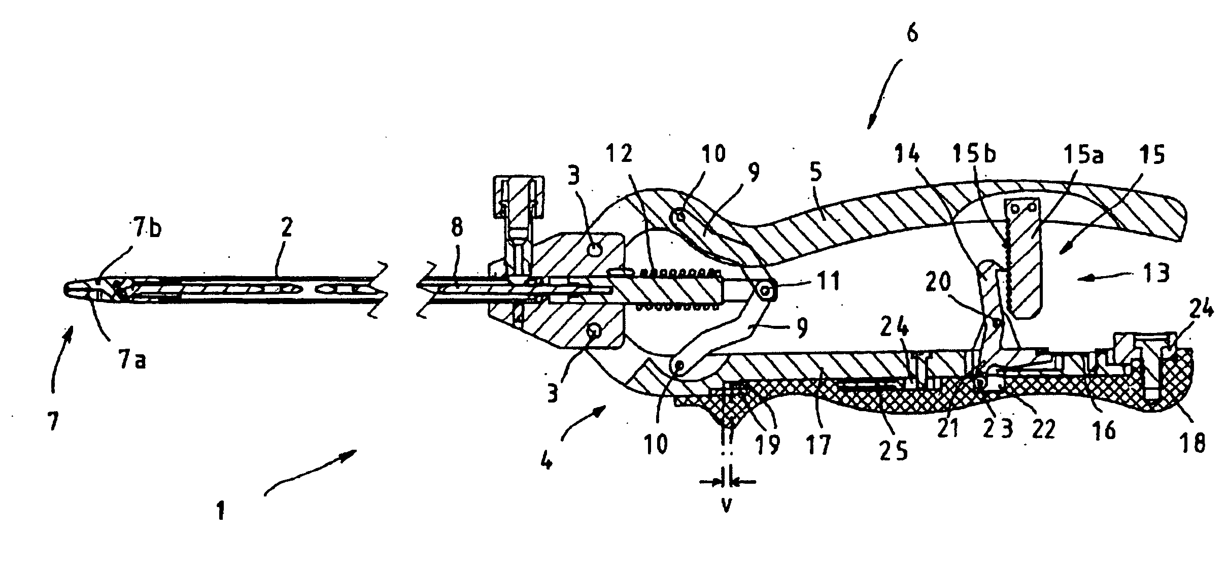 Medical gripping and/or cutting instrument