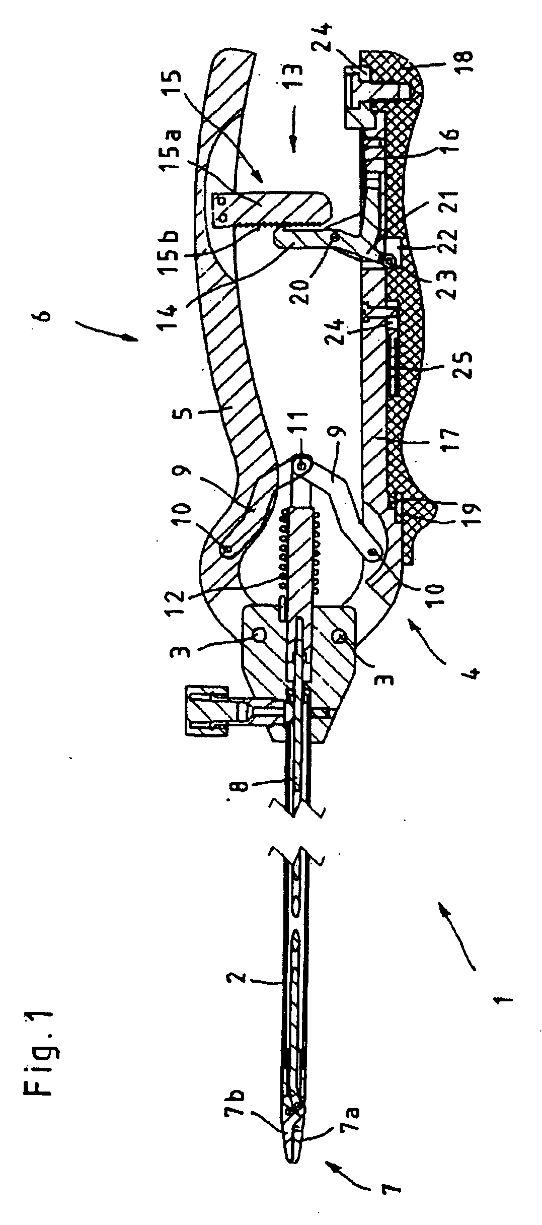 Medical gripping and/or cutting instrument