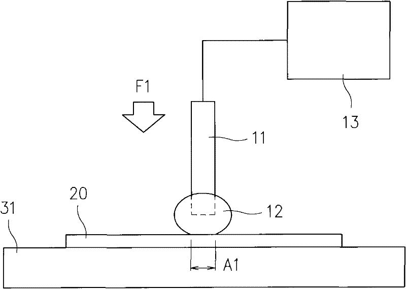 Testing device and testing equipment