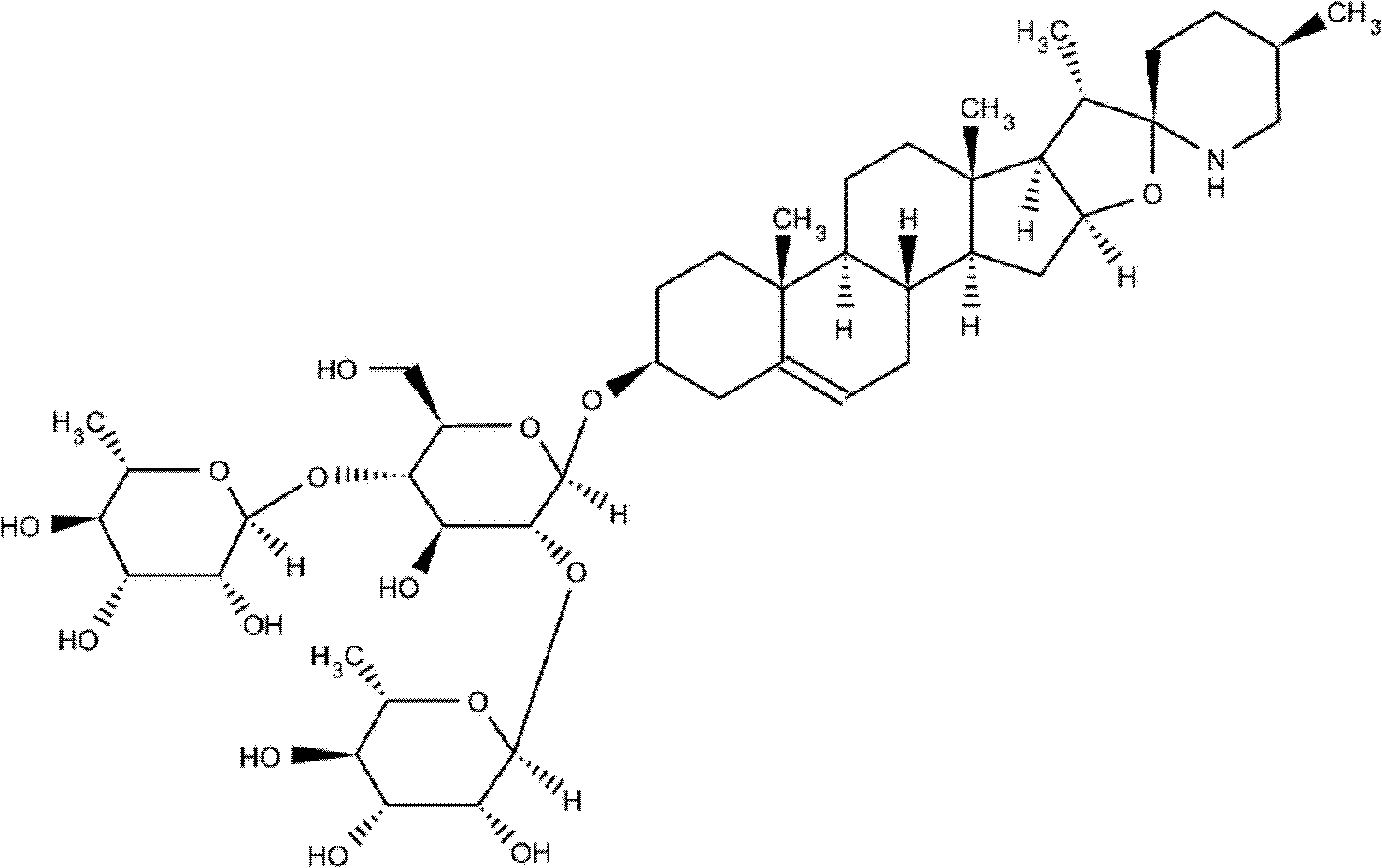 New application of antineoplastic constituent compound in solanum nigrum