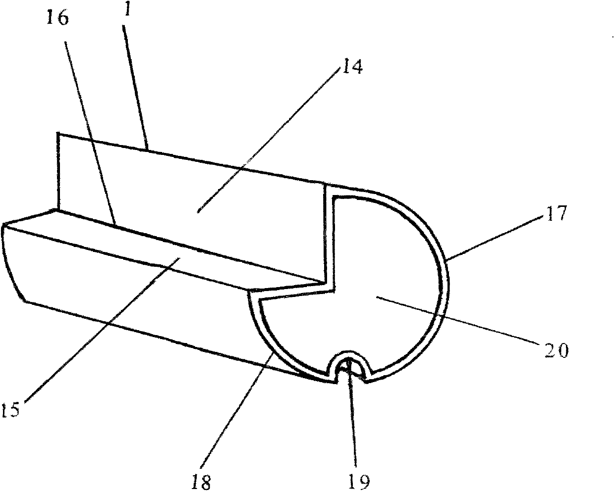 Shower shielding door with adjustable length