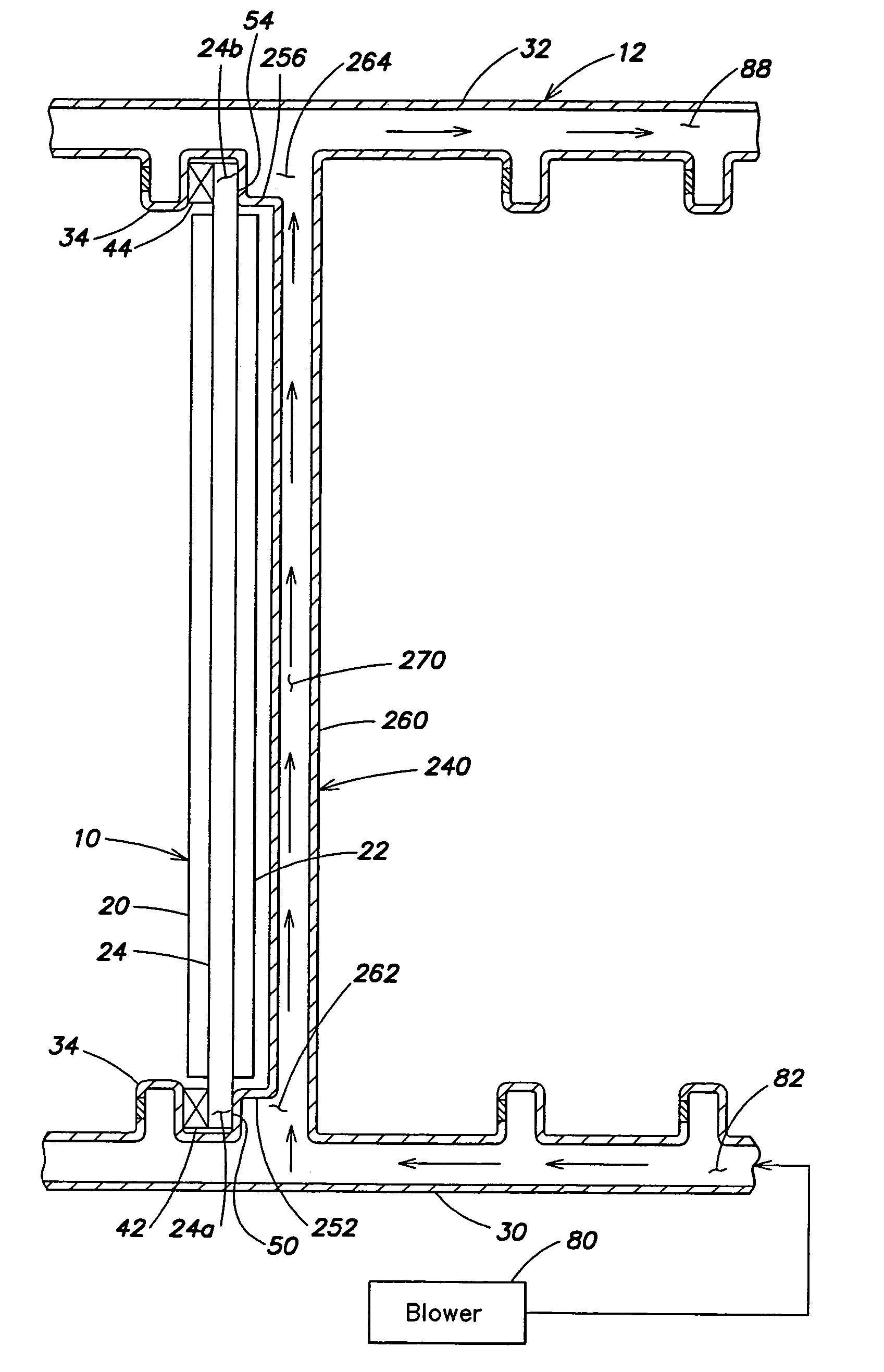 Flow through cooling assemblies for conduction-cooled circuit modules