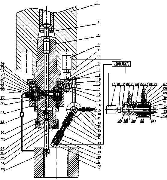 Intelligent planet-tracking synchronous liquid spraying and gas absorbing device for curved surface electrolytic machining