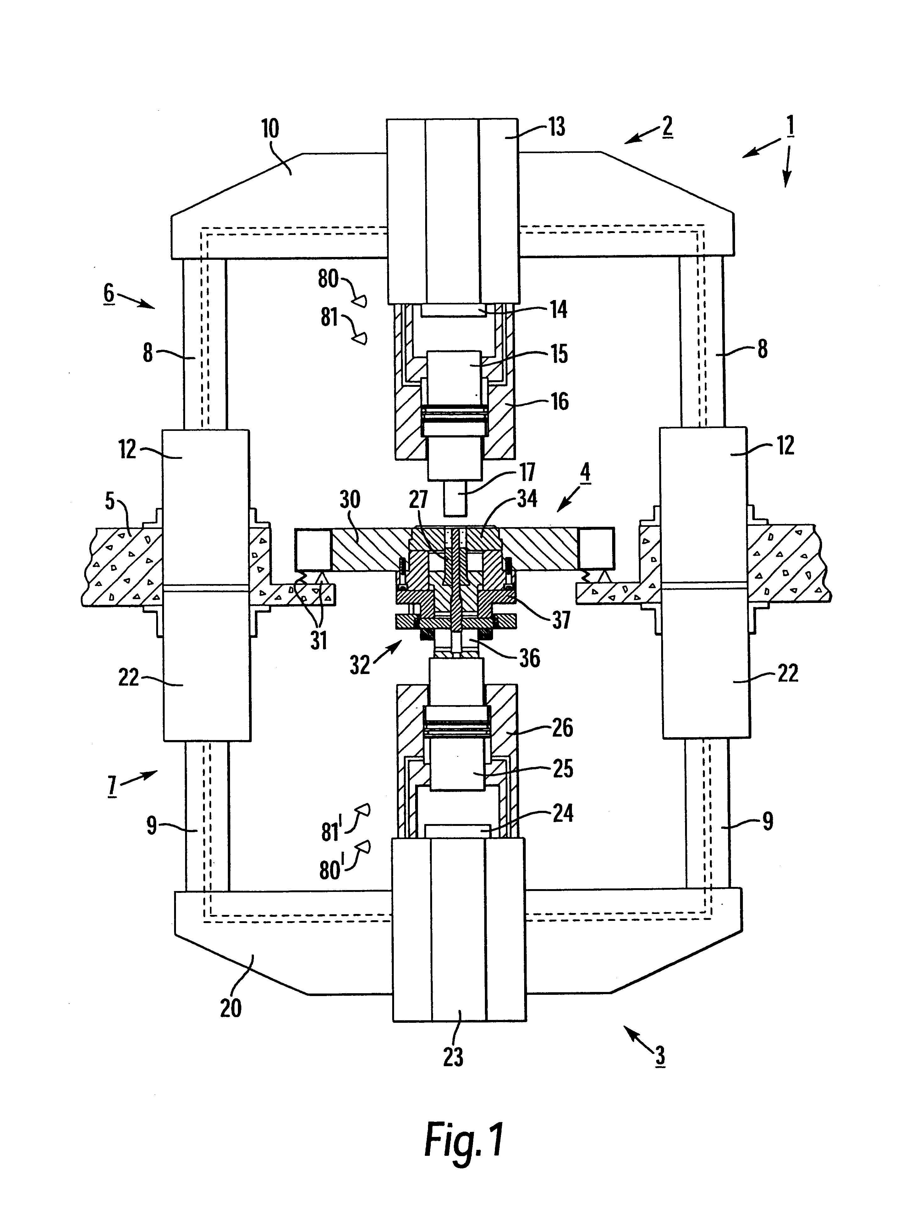 Method and impact machine for forming a body