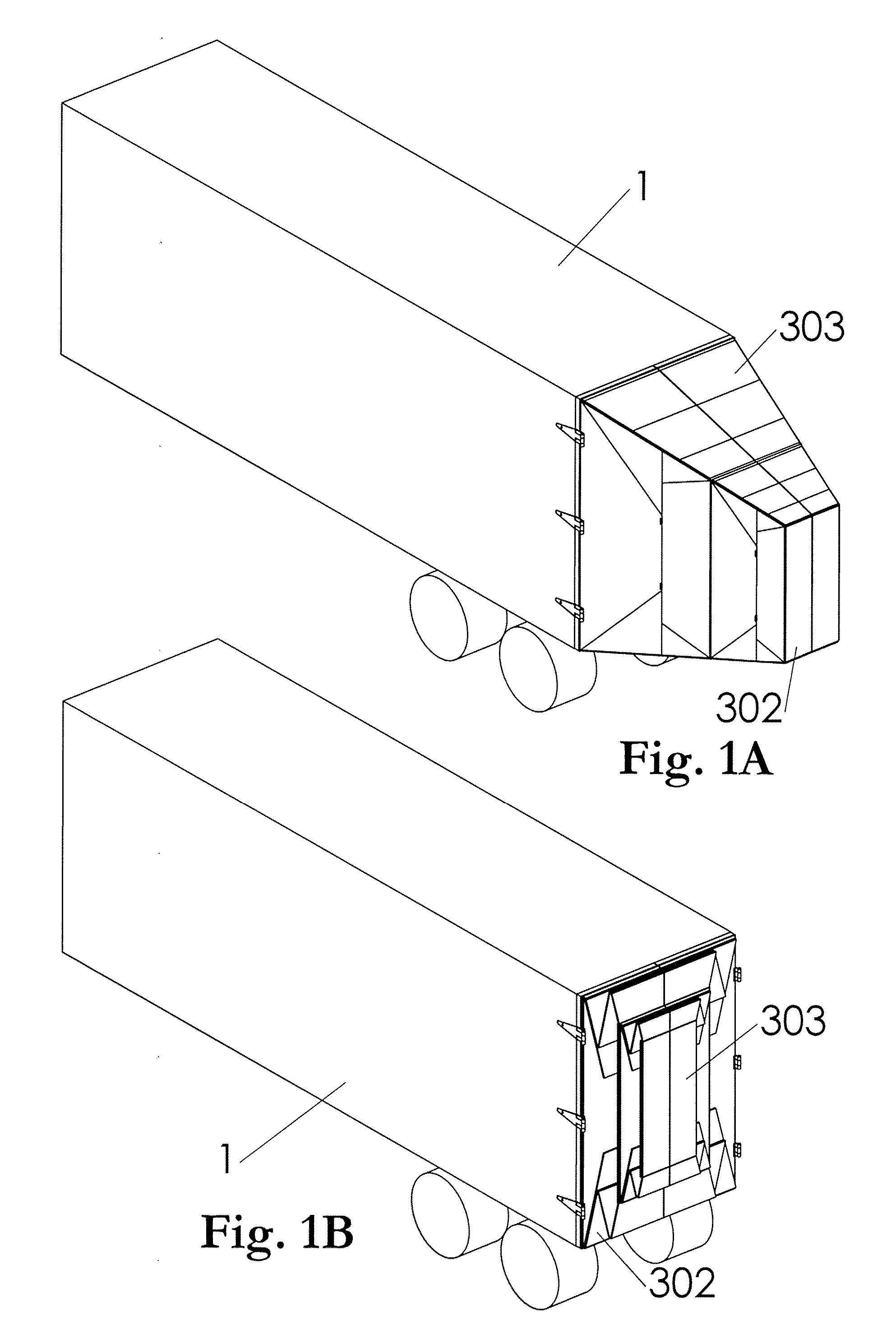 Aerodynamic drag reducing apparatus