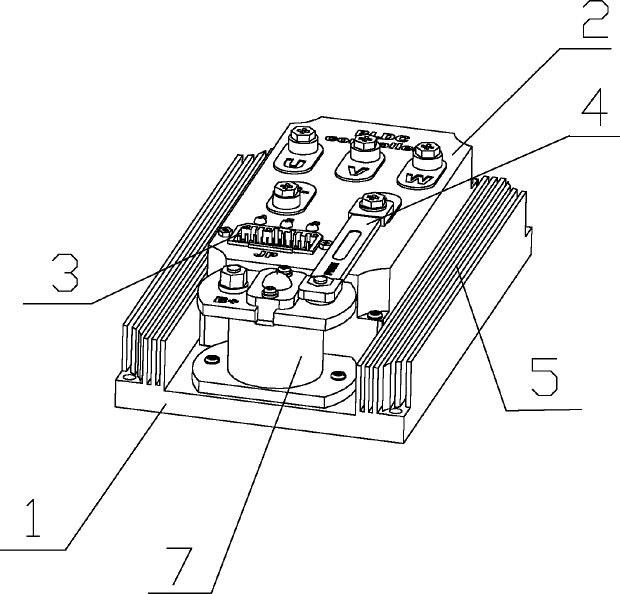 Integrated BLDC control assembly