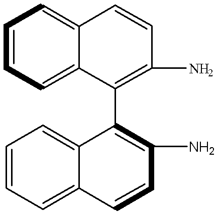 Preparation method and application method of naphthidine molecularly-imprinted polymer