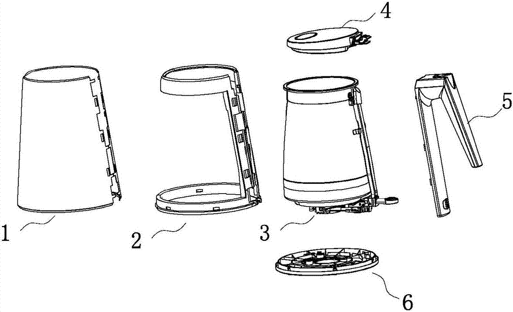 Kettle body structure