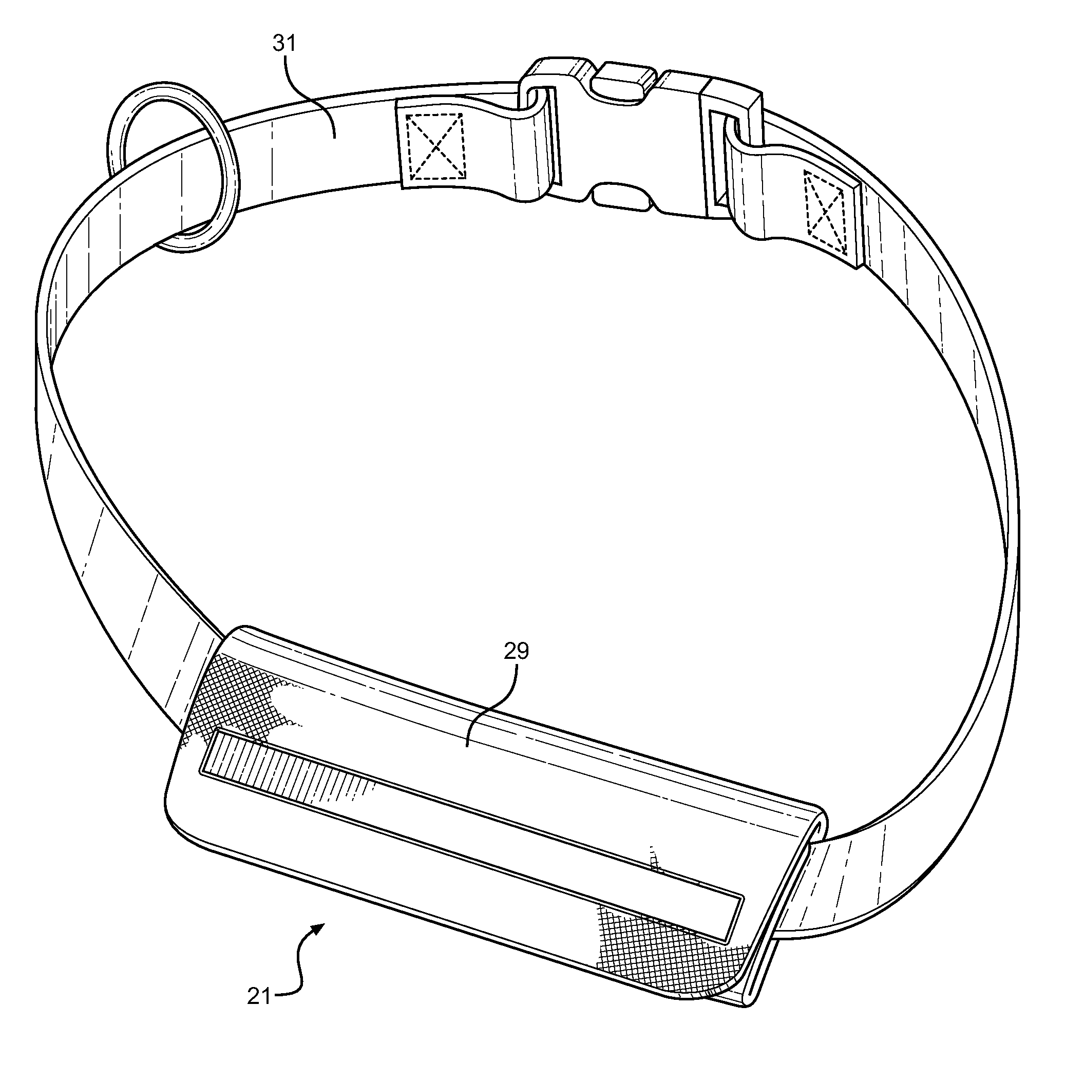 Therapeutic Magnetic Pouch for Pet Collar