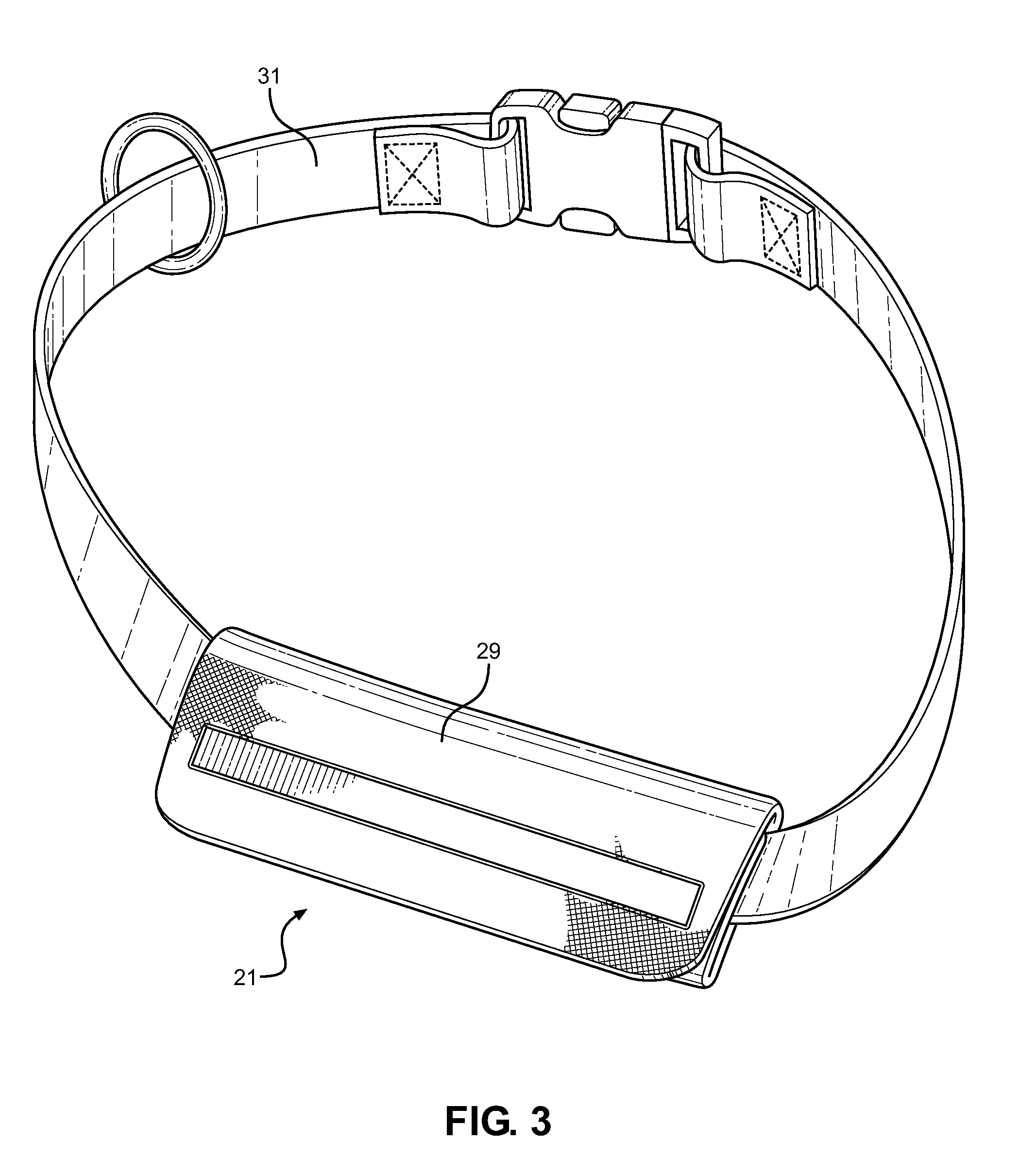 Therapeutic Magnetic Pouch for Pet Collar