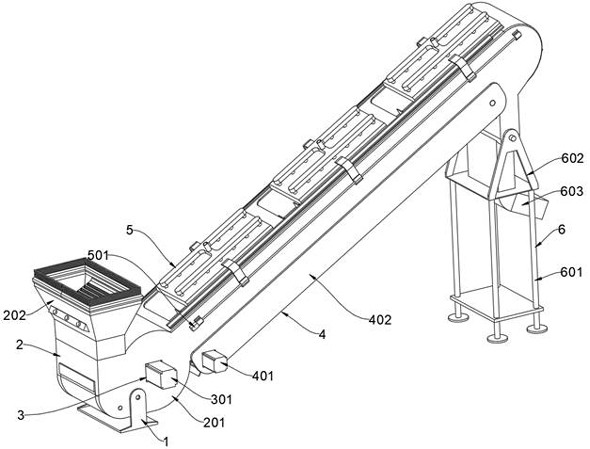 Building material conveying device