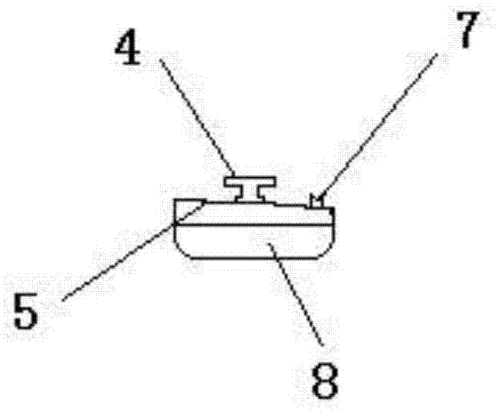 Radial artery puncture fixing compression plate