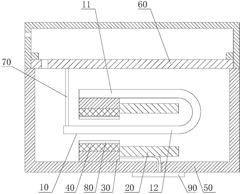 Telephone receiver provided with improved circuit board