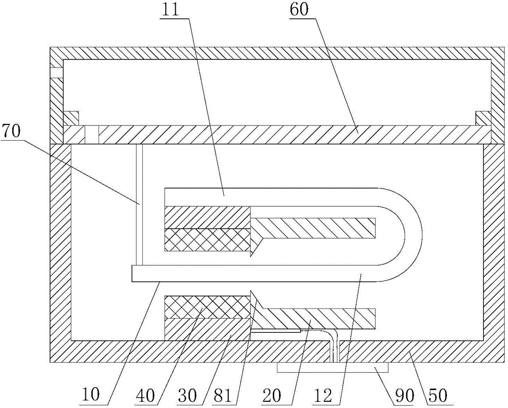 Telephone receiver provided with improved circuit board