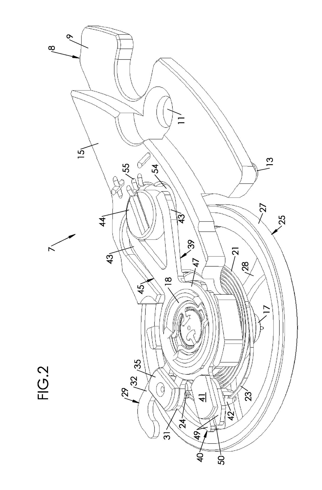 Balance-spring stud-holder for a mechanical timepiece movement