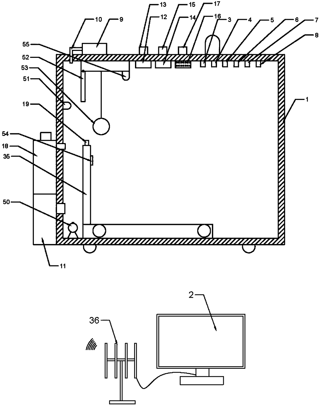 Plateau environment simulation device system