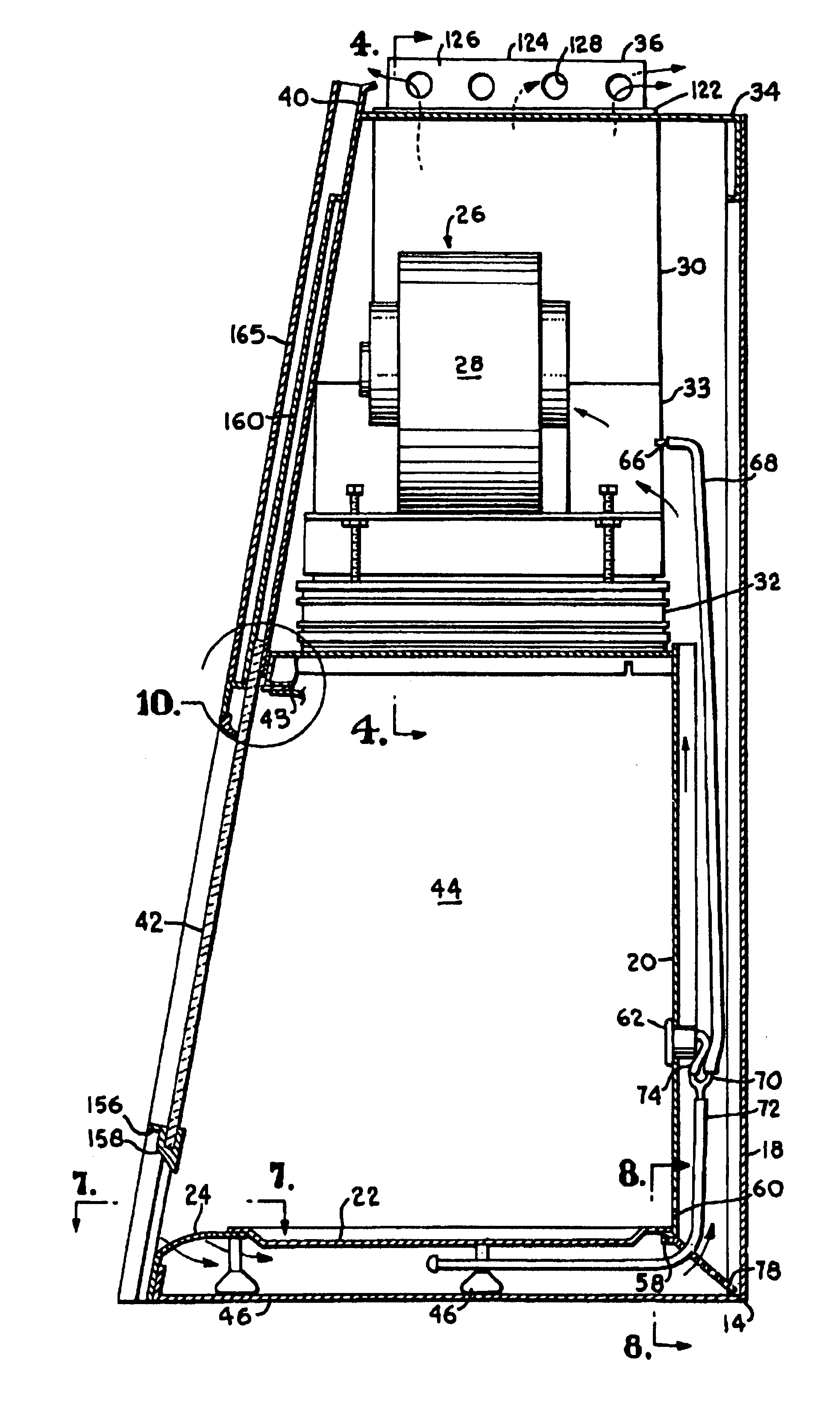 Biological safety cabinet with improved air flow