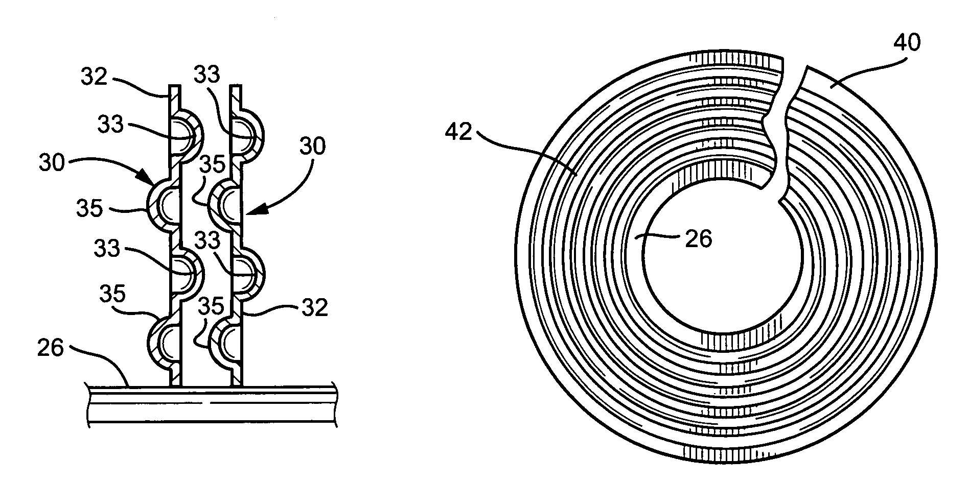 Air cooled heat exchanger with enhanced heat transfer coefficient fins