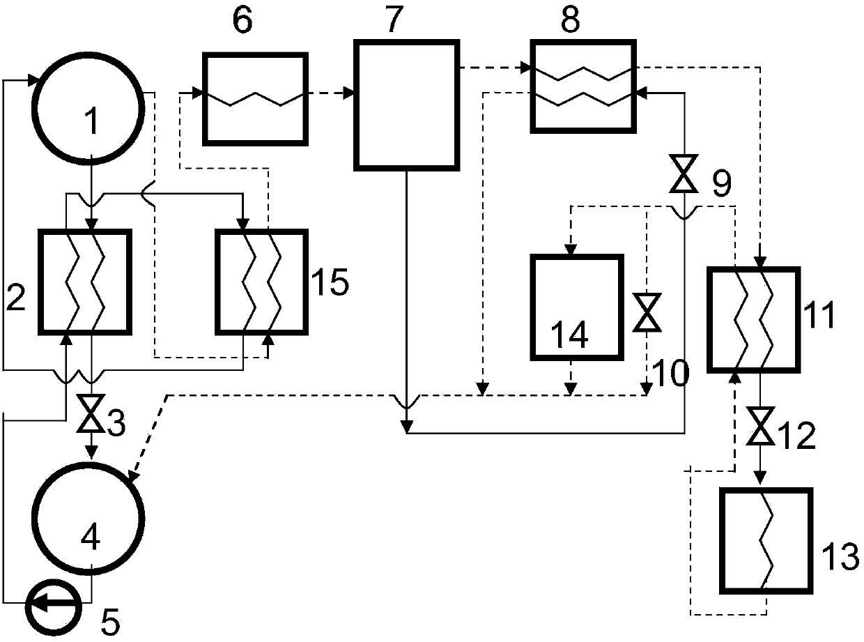 Absorption compression type automatic-overlapping refrigerating system and use method