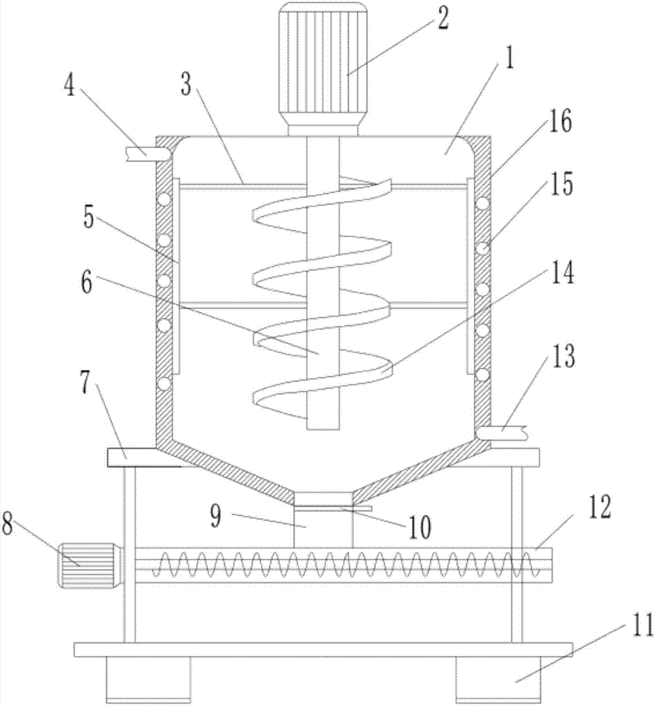 Novel high-efficiency asphalt mixing tank for green buildings