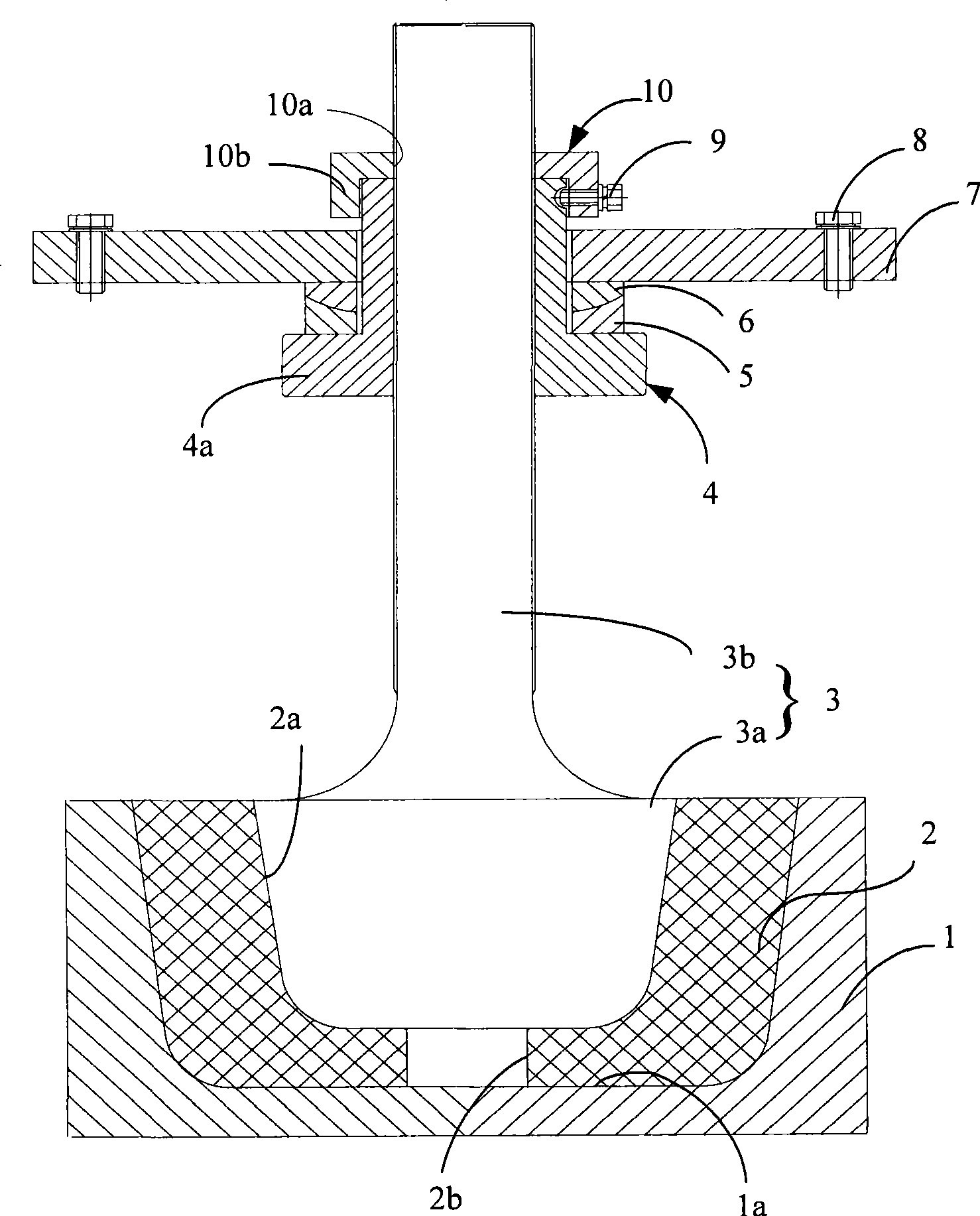 Vibration isolator used for orbit traffic floating board