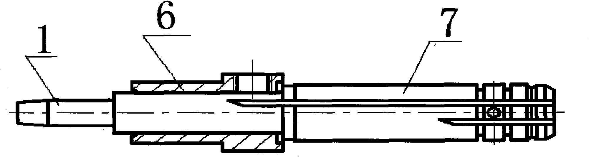 Inner-diameter measuring head of plunger sleeve