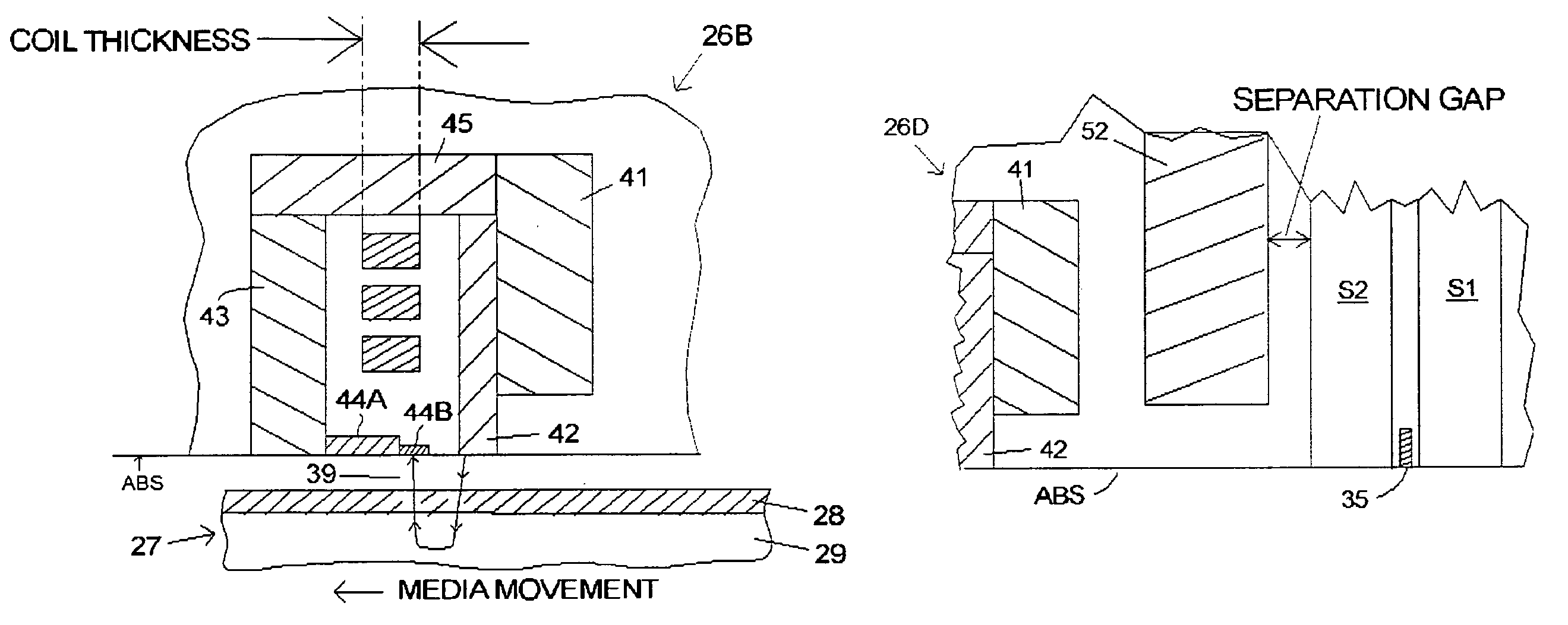 Magnetic transducer for perpendicular magnetic recording with single pole write head with trailing shield