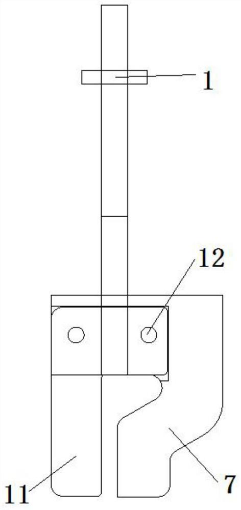 Assembly tool special for ship subsection and slipway closure bulb code-free