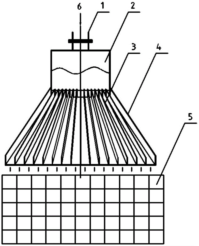 Uniform feeding method and device by adopting wet sieving method