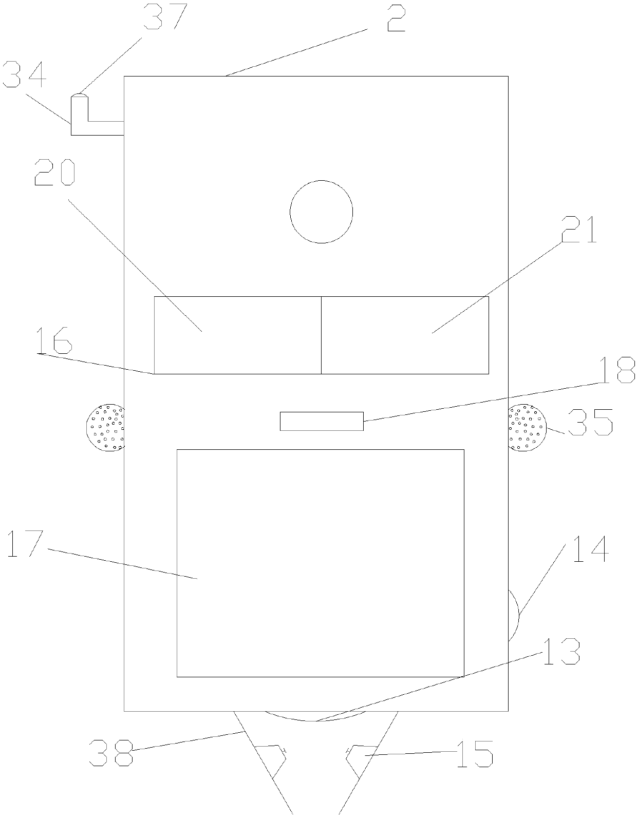 A dust sensing device