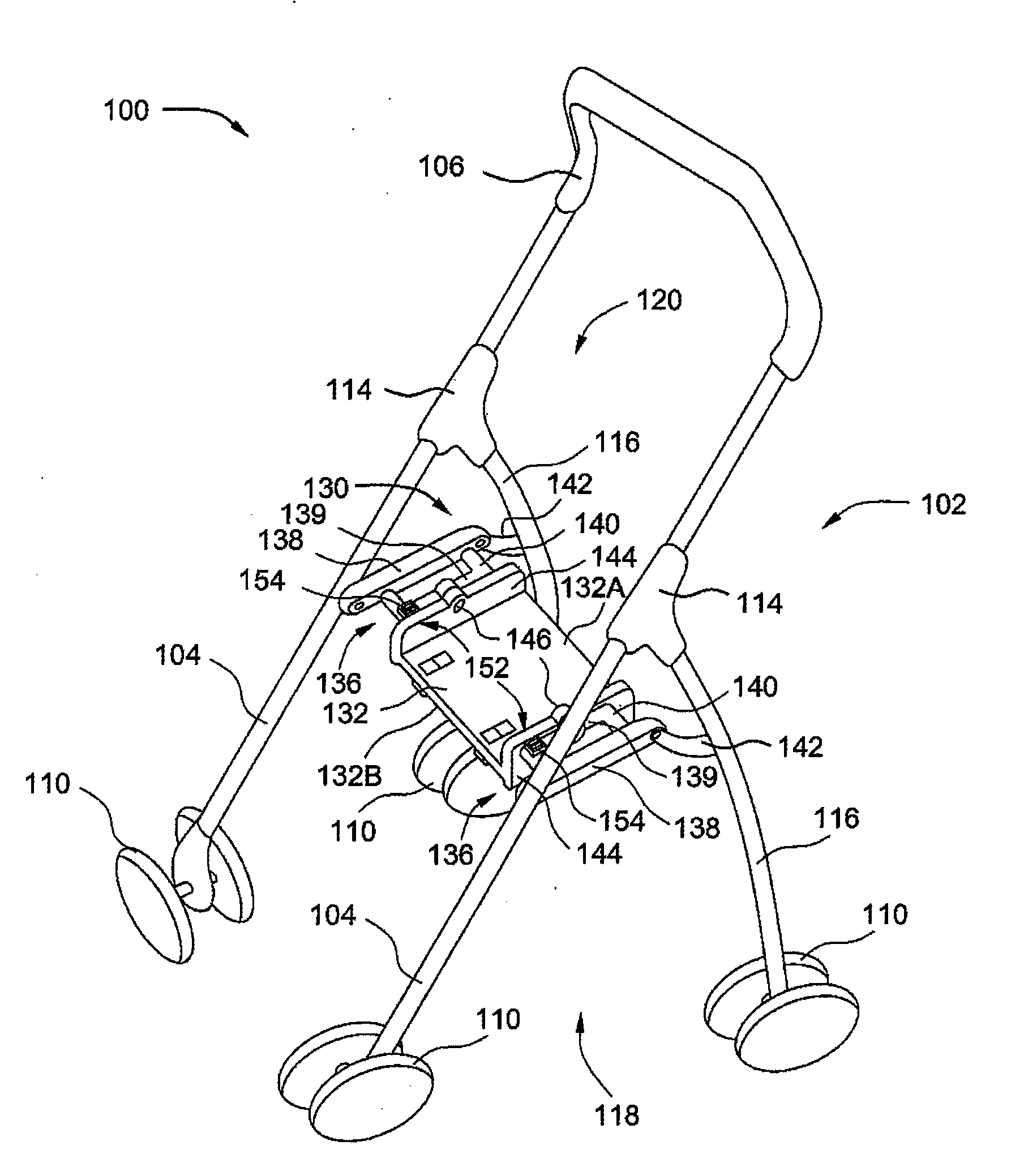 System and Method for Mounting Different Types of Infant Carriers on a Support Structure