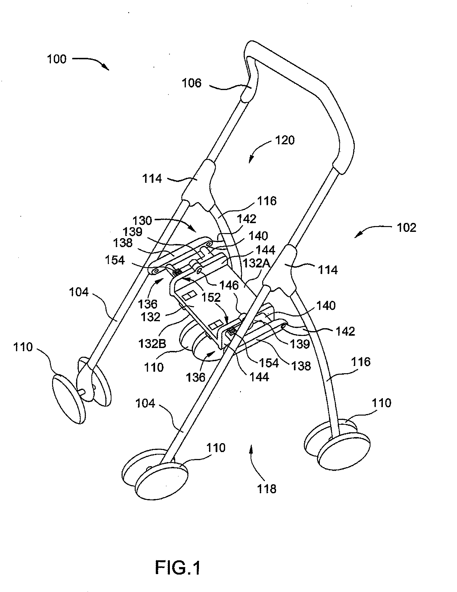 System and Method for Mounting Different Types of Infant Carriers on a Support Structure