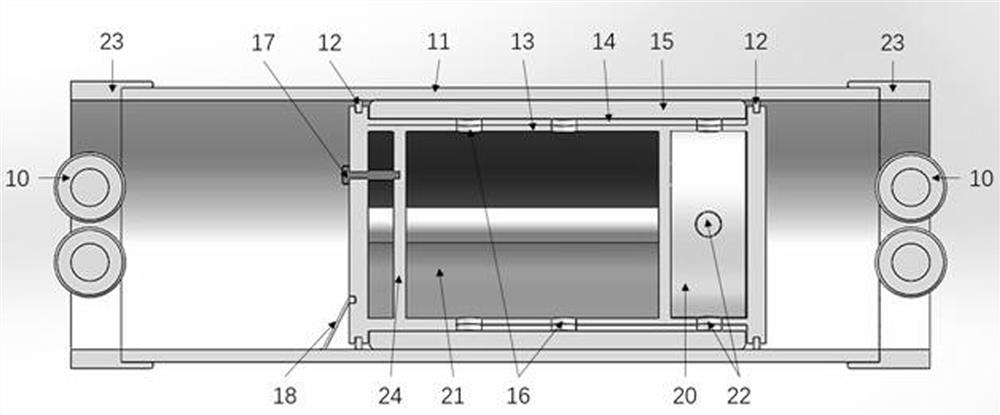 Pulse-assisted electrochemical deposition metal pipeline inner wall coating device and preparation method