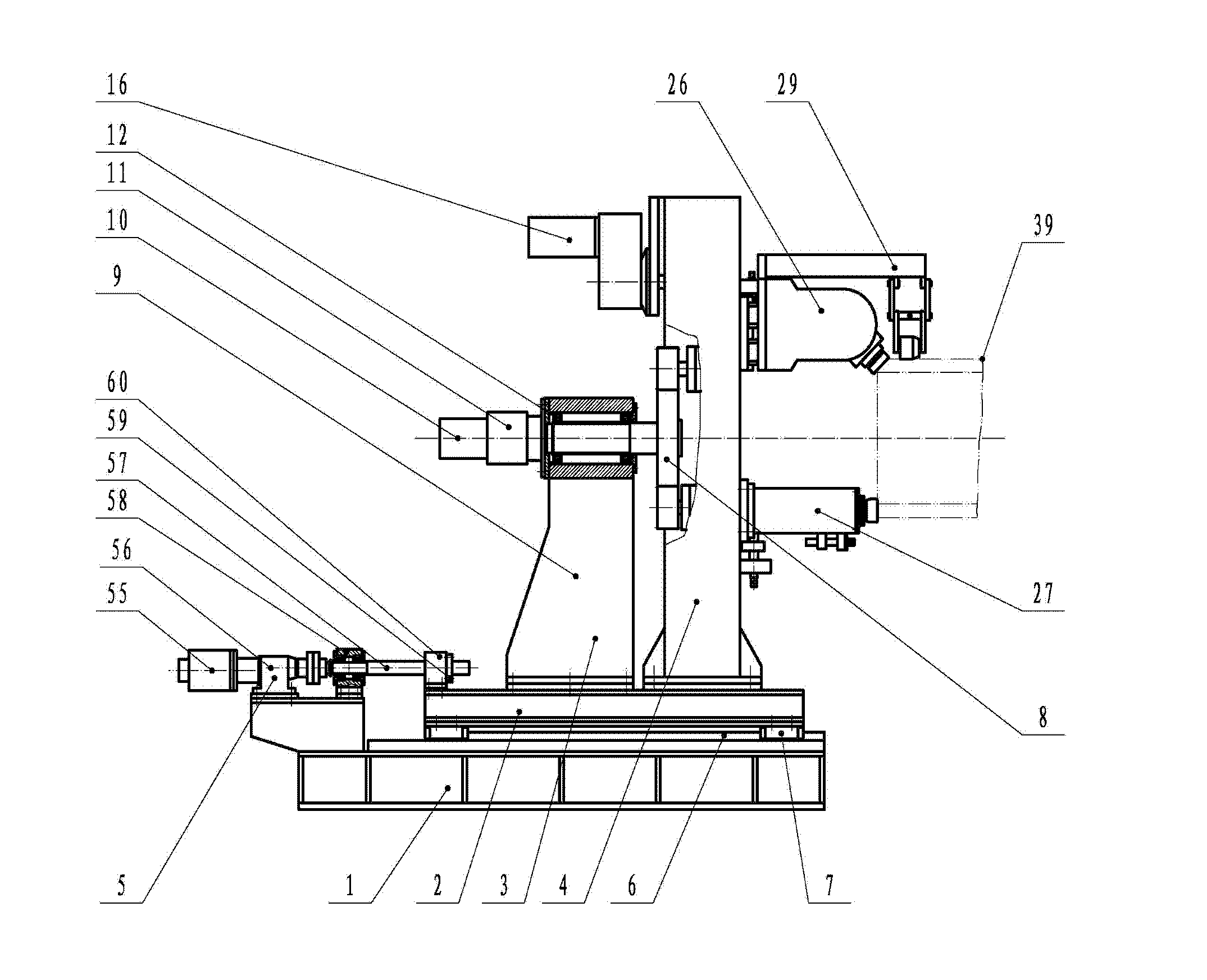 Machining equipment for high-grade steel pipe end surfaces with large apertures and wall thicknesses