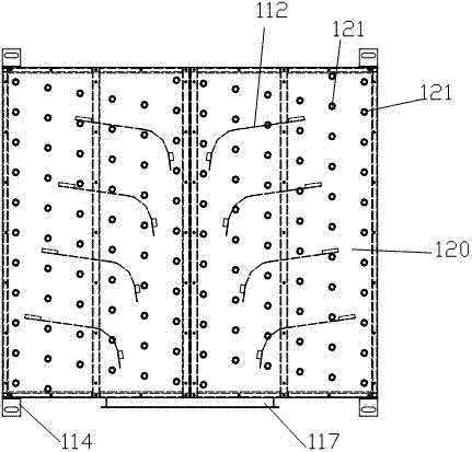 Air chamber for baking oven and baking oven