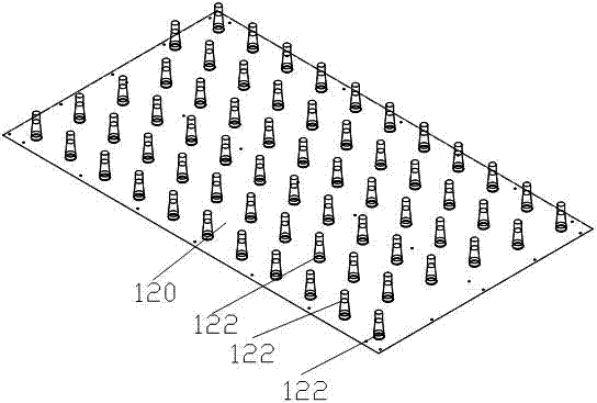 Air chamber for baking oven and baking oven