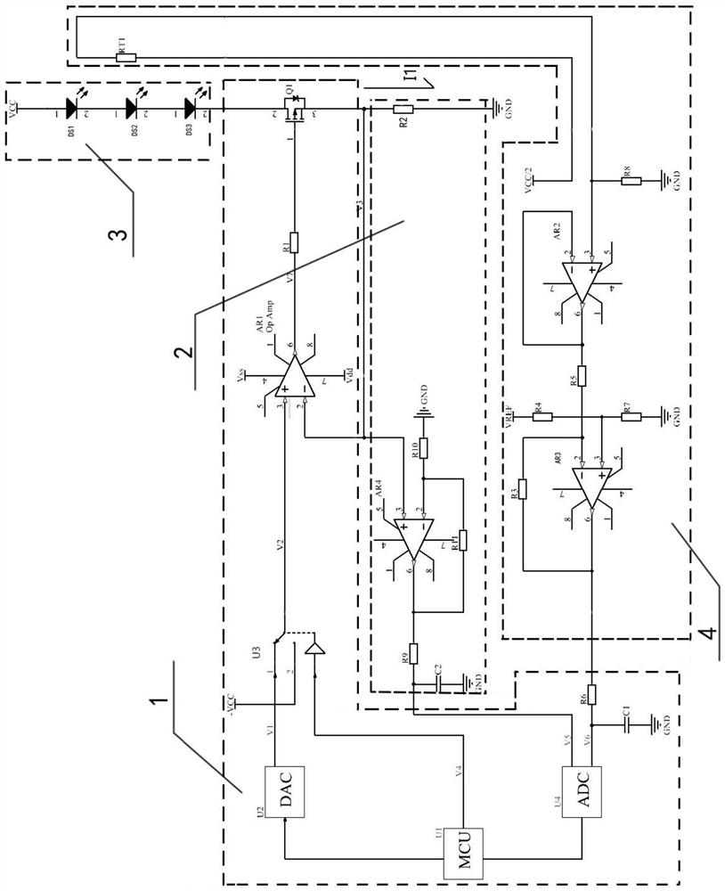 An industrial camera fill light control method and system