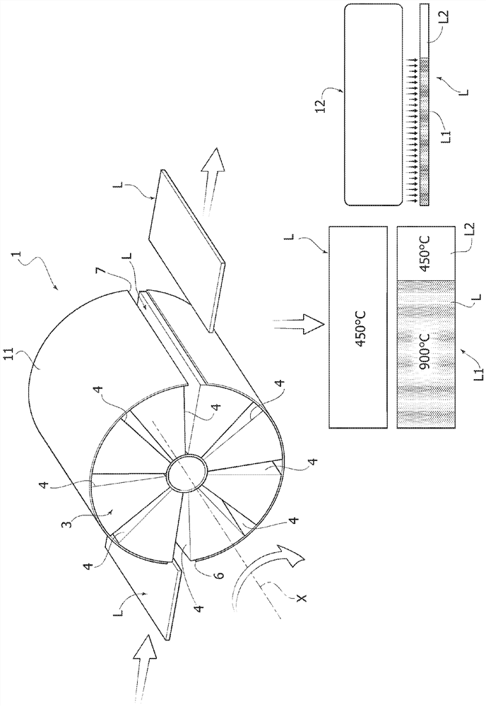 Method for moulding sheet into component of complex shape having areas with different mechanical properties