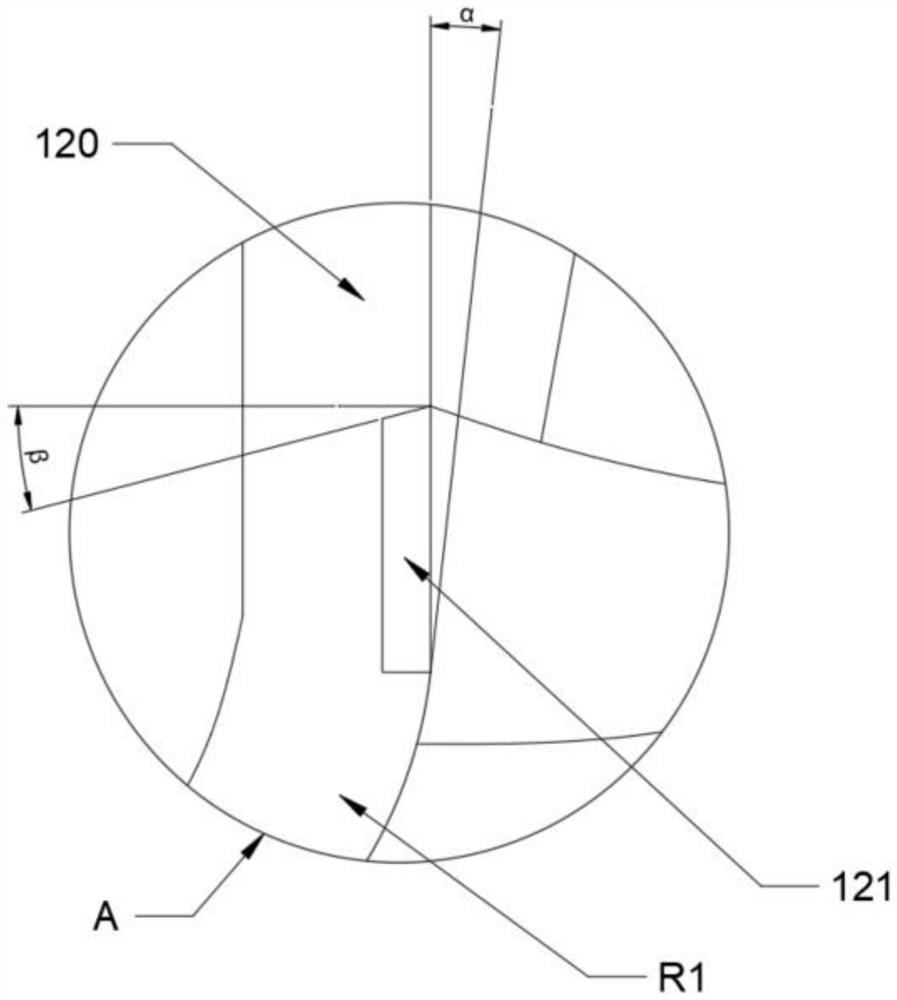 Corrugated spiral milling cutter for precise machining of aerospace material