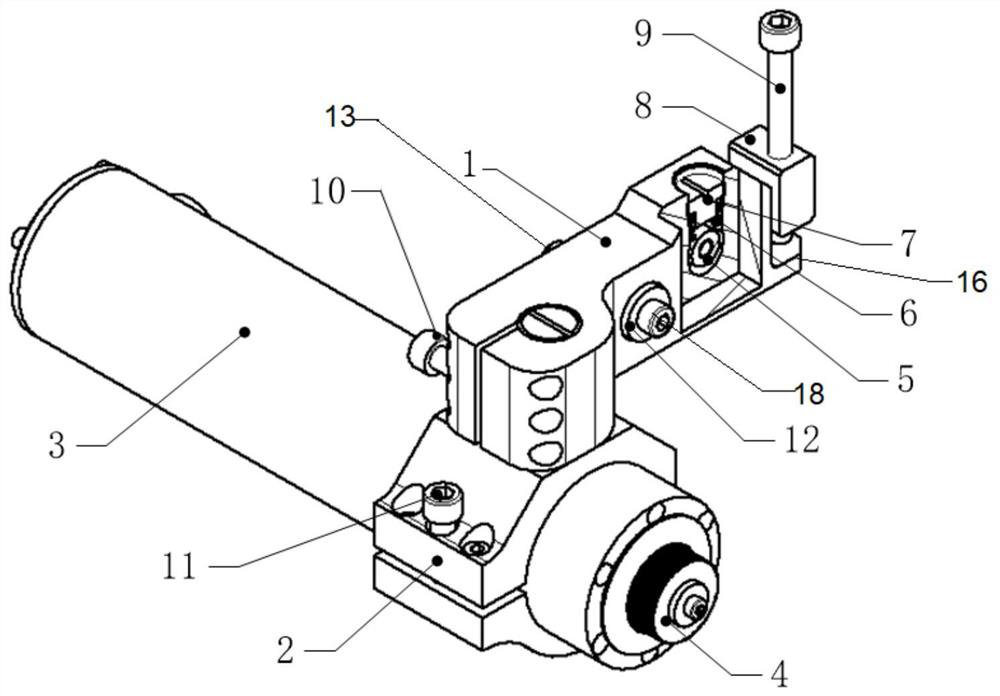 Elastic cantilever driving module