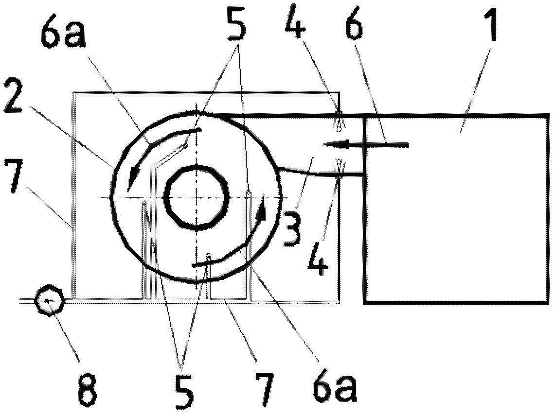 Efficient denitrifying device of circular fluidized bed boiler