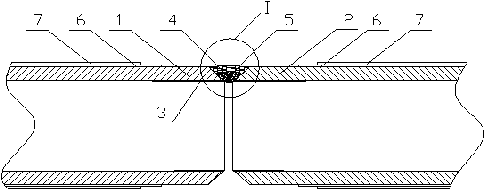 Repair-proof welded connection technology of inner walls of plastic-coated steel tubes